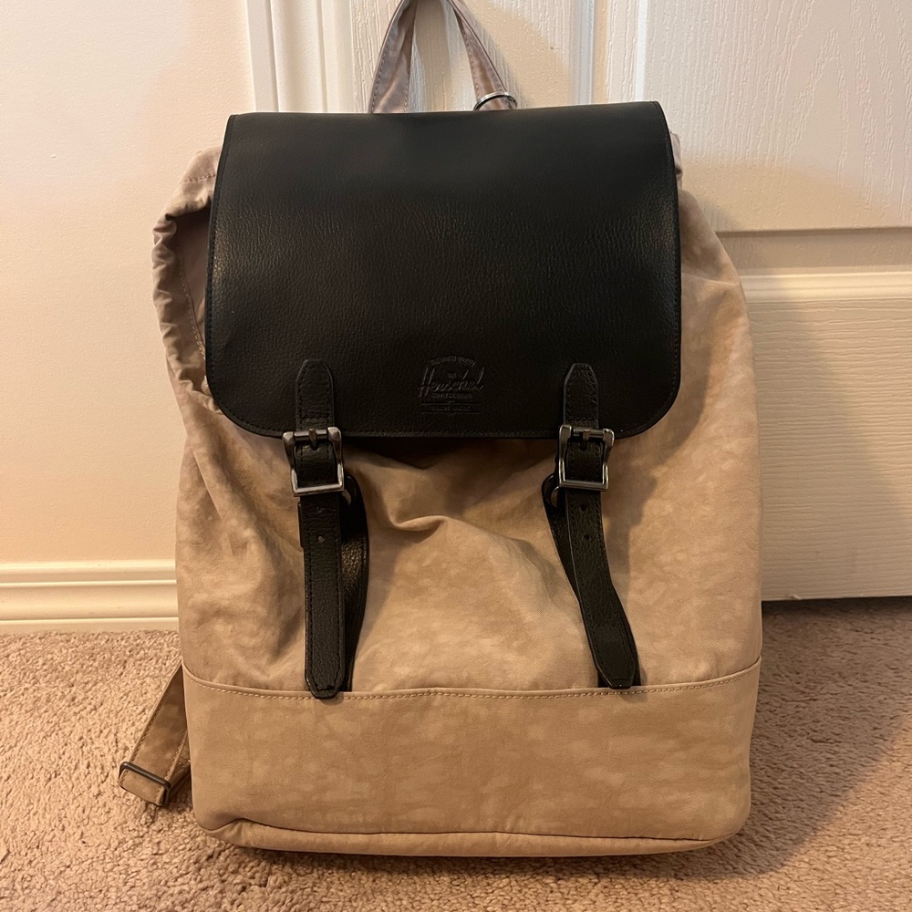 Herschel Supply Company Black and Tan Classic Backpack